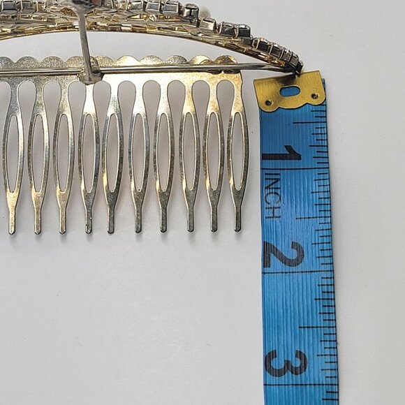 Pearl and Crystal Mini Tiara - Picture 8 of 11